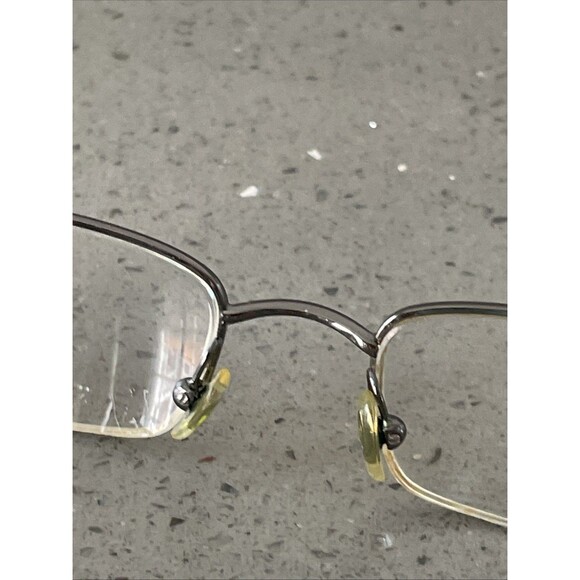 Ray-Ban Half Rim Eyeglasses Frames ONLY RB 6062 2502  49-19-140 Italy Silver - Picture 10 of 12